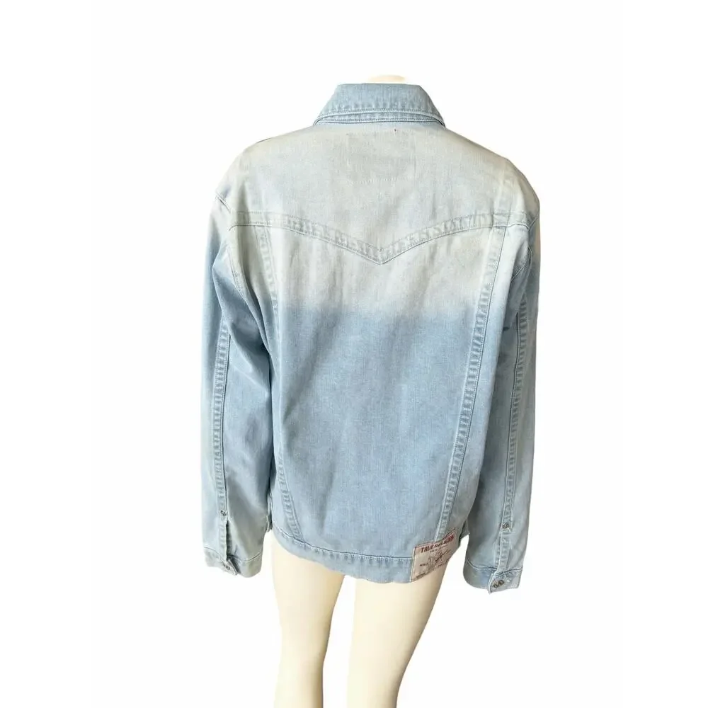 True Religion Jimmy SN Jacket Light Showers Blue Medium